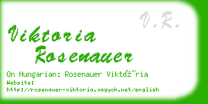 viktoria rosenauer business card